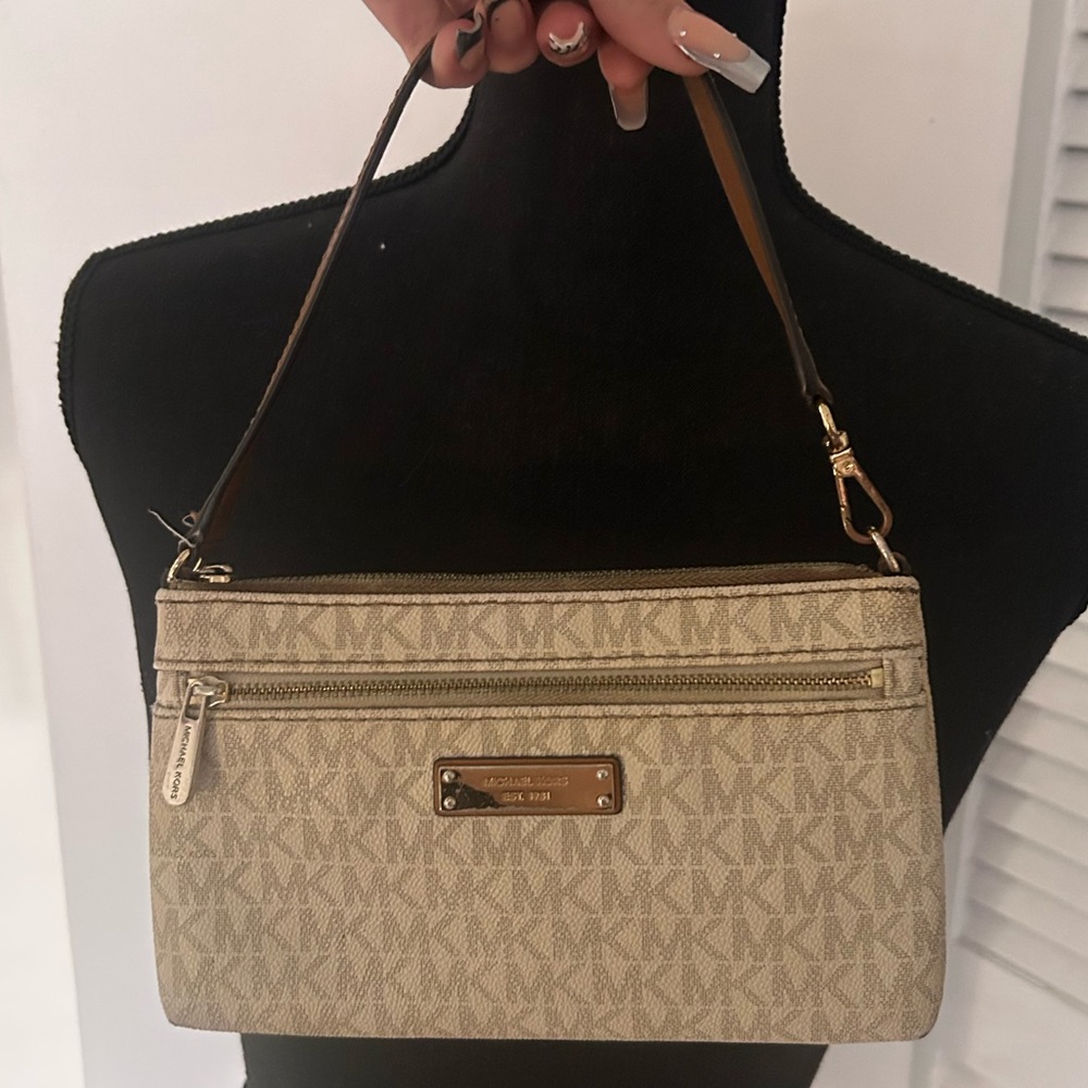 MICHEAL KORS Vintage Mini Leather Side Purse